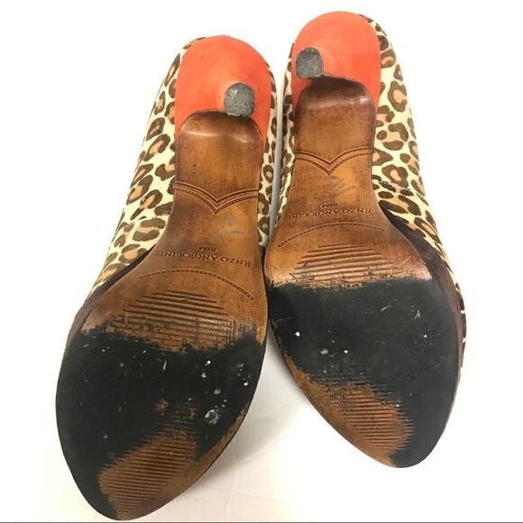 đ EnzoâAngioliniâanimalâprint platformââheelsâSzâ8.5 - Picture 4 of 7